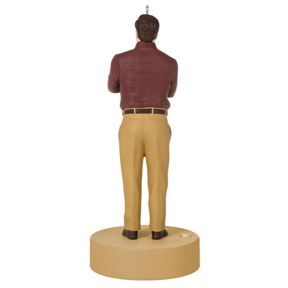 New! Parks & Recreation Ron Swanson Hallmark Keepsake Christmas Ornament + Sound - Picture 4 of 5